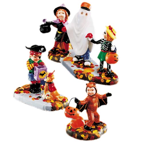 Department 56 The Original Snow Village Halloween Series Trick Or Treat Kids 5654937